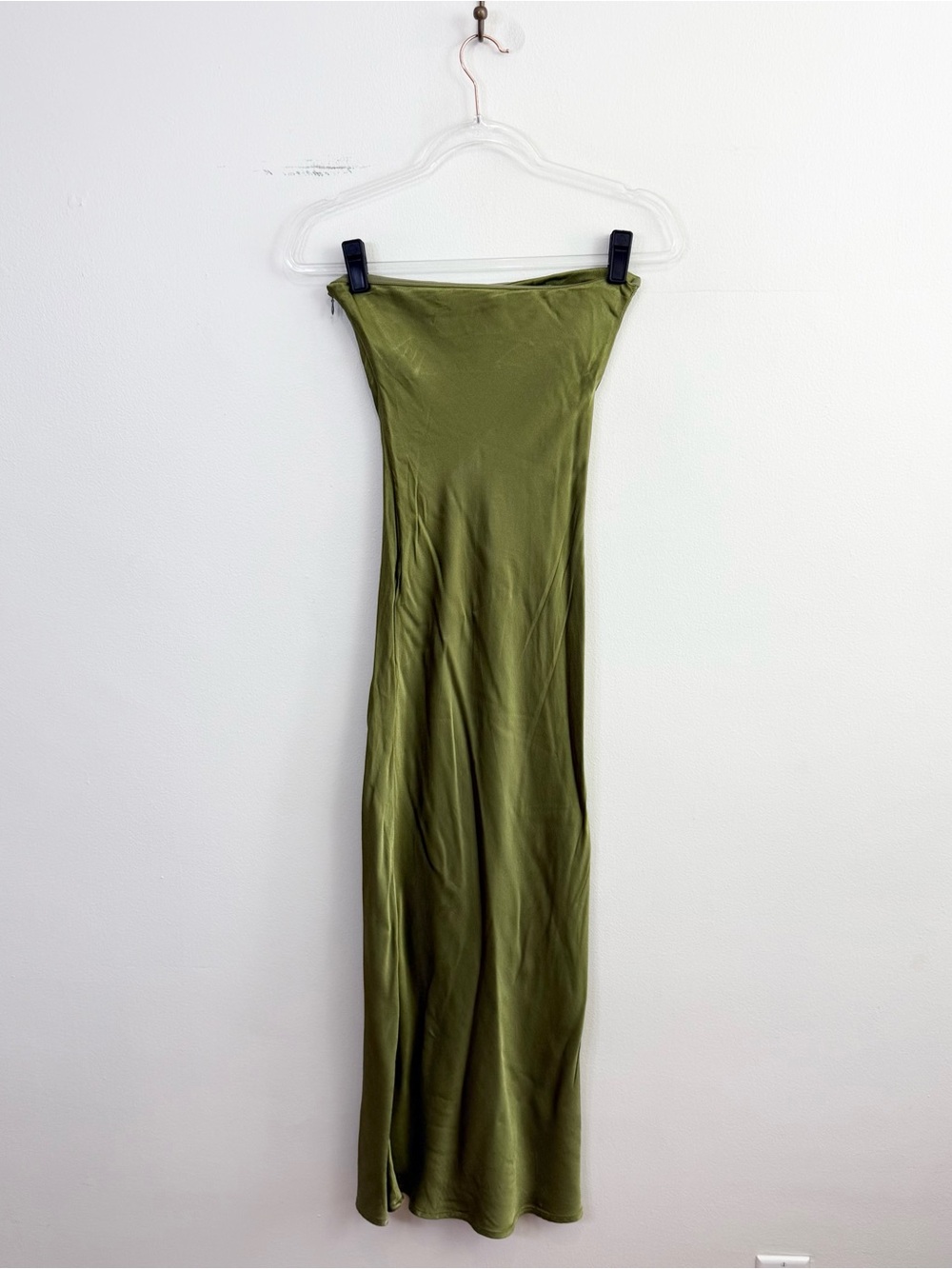 SNDYS x REVOLVE Angel Strapless Midi Dress Olive XS - Picture 6 of 6